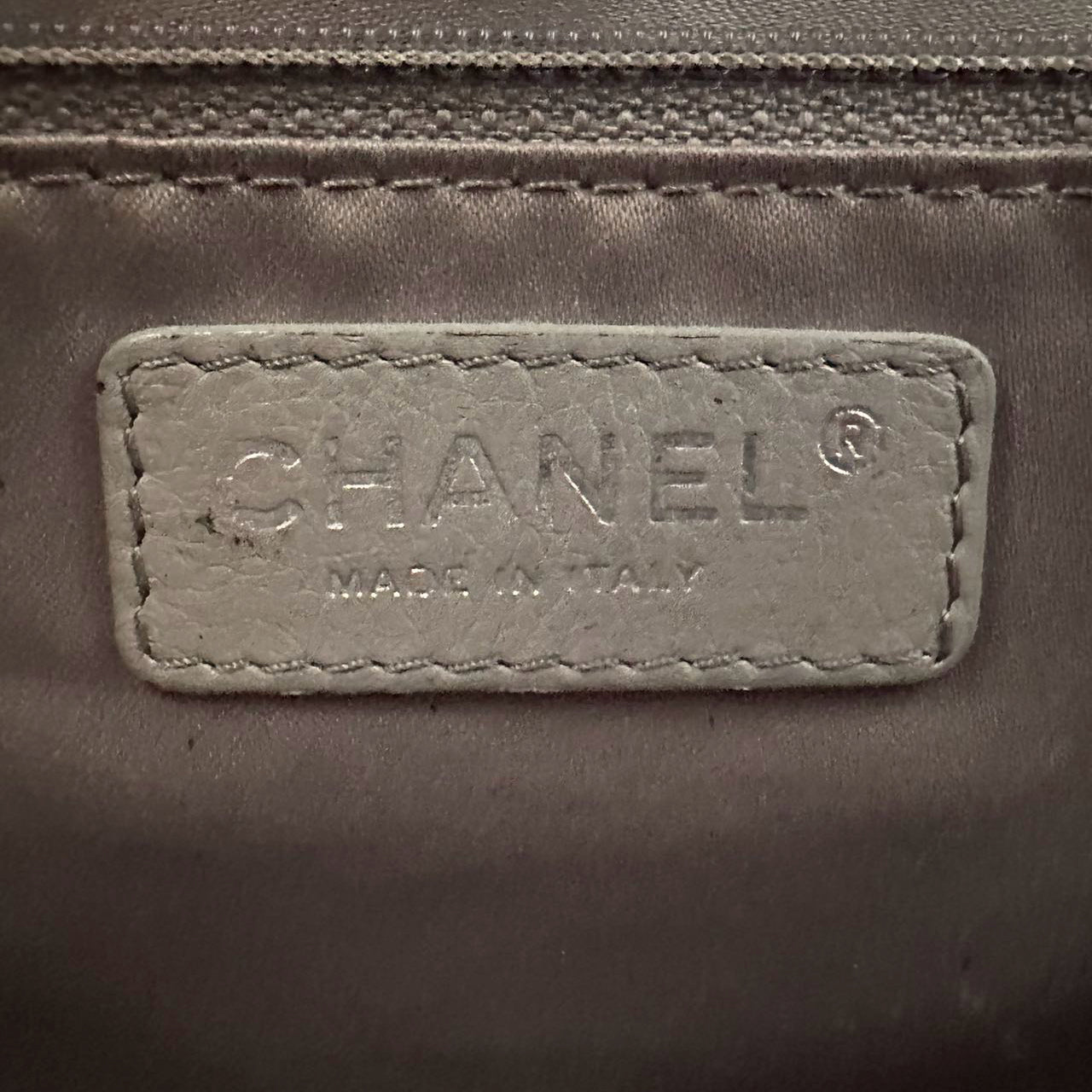 Chanel shopping Tote Burgundy medium Cavier Leather