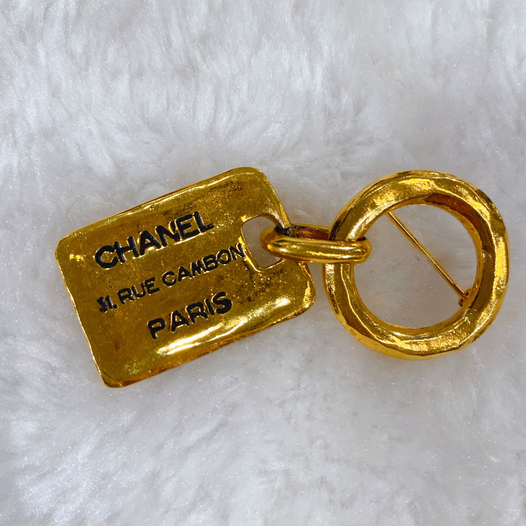 Chanel Gold Brooch