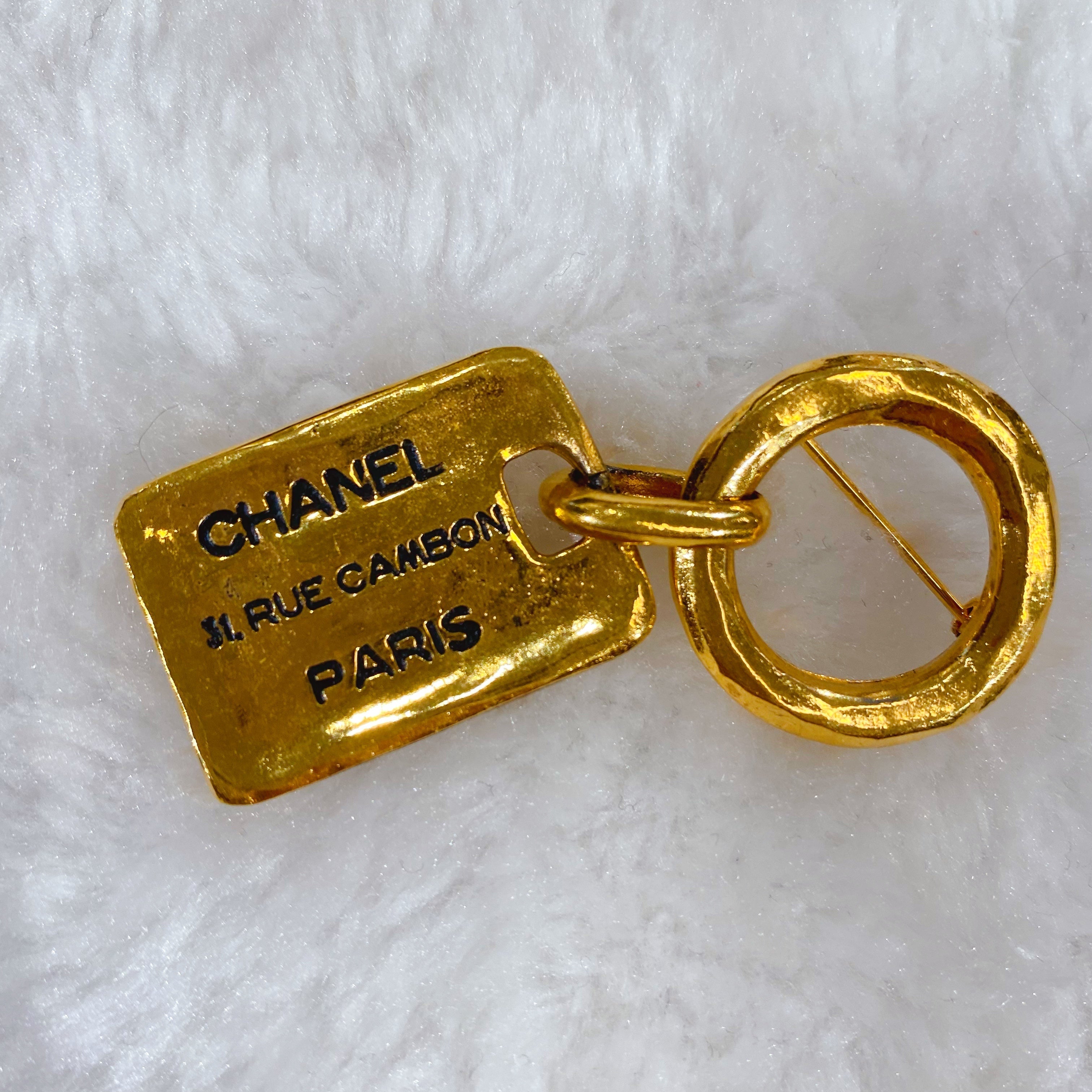 Chanel Gold Brooch
