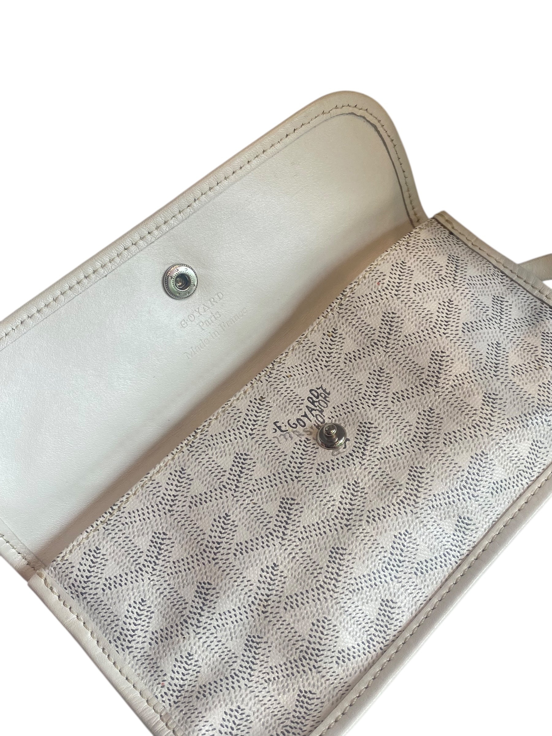 Goyard White PM St. Louis Tote