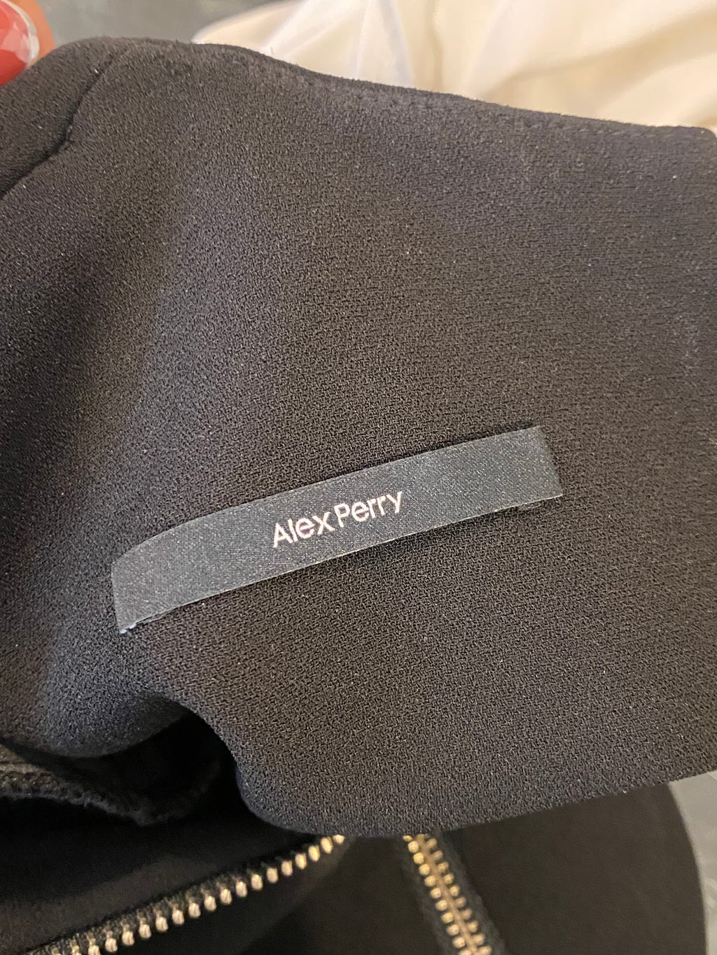 Alex Perry Black Knot Midi Dress - US 8
