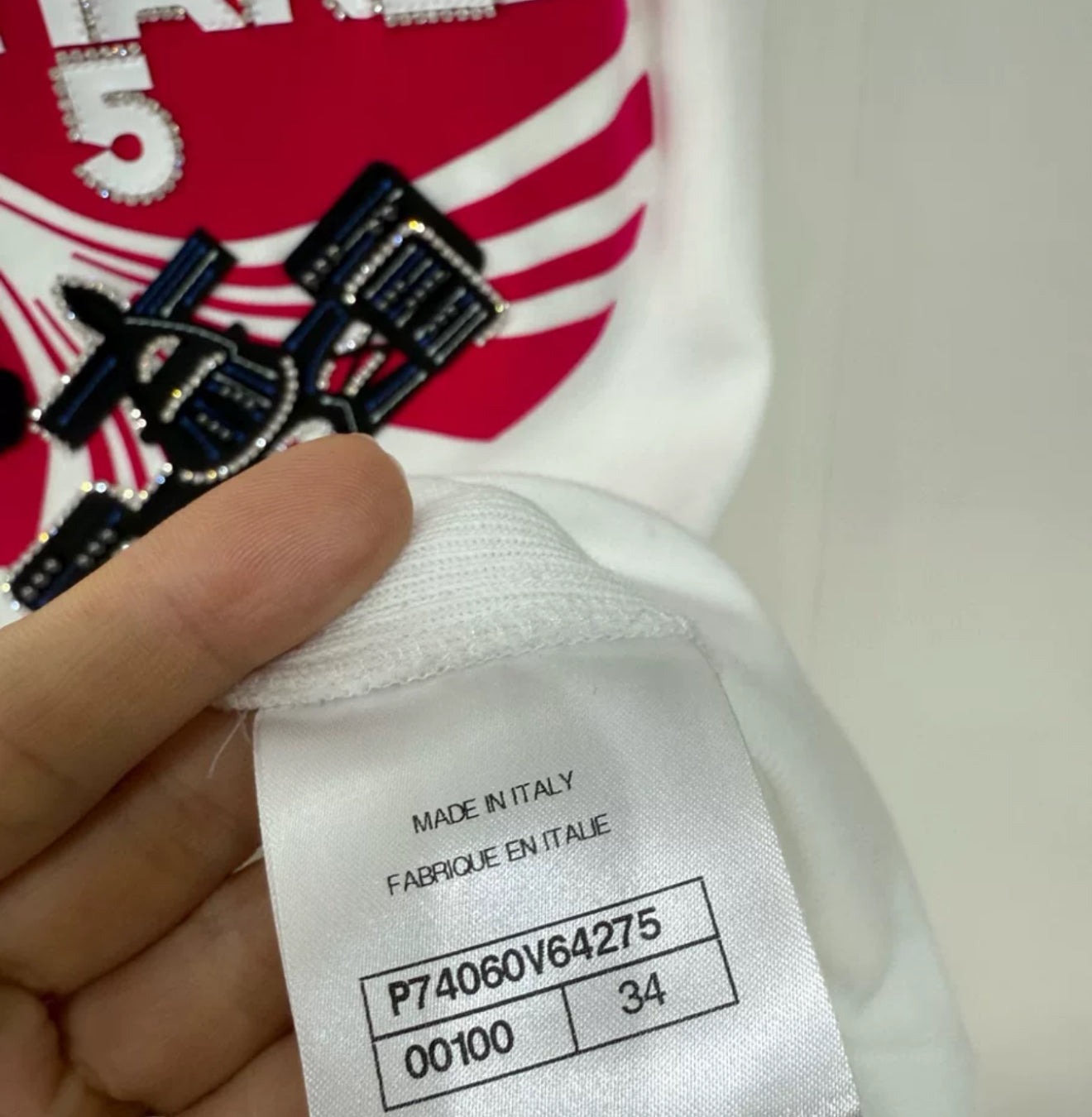Chanel 23C Formula 1 White Dress