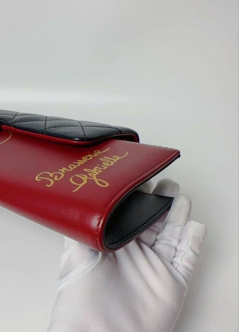 Chanel 2014 Vintage Brasserie Gabrielle Menu Clutch