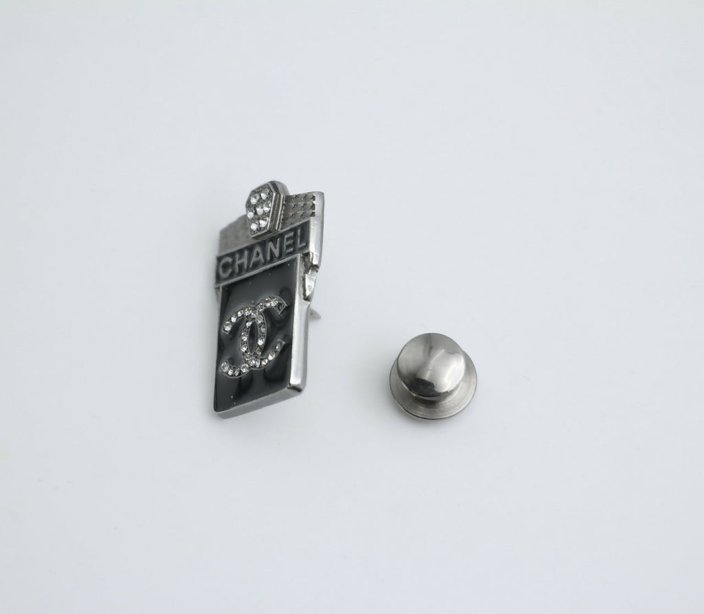 Chanel 09A Metal Moscow Series Badge Brooch