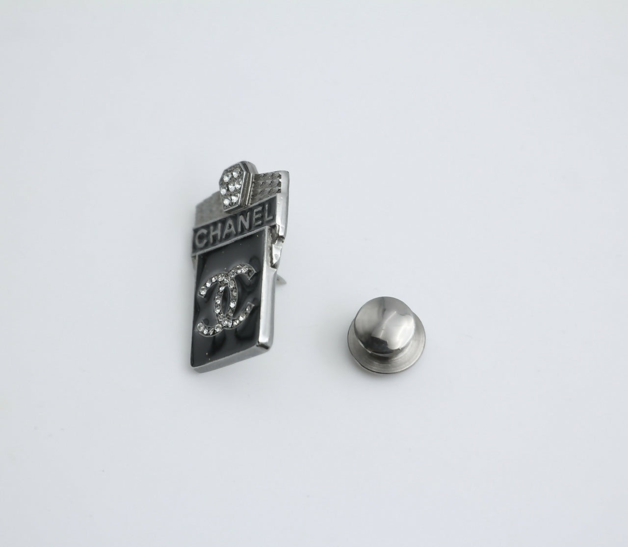 Chanel 09A Metal Moscow Series Badge Brooch