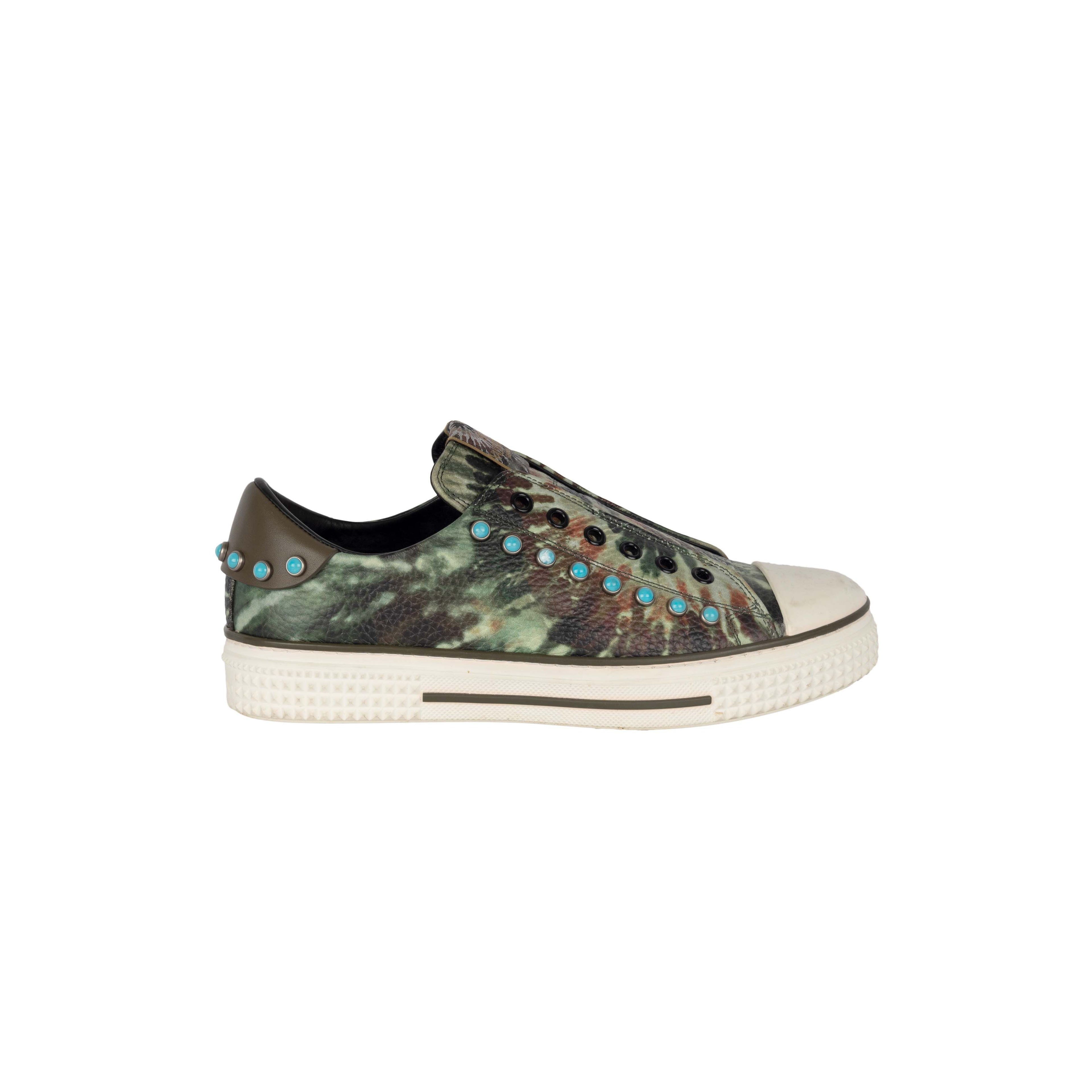 Women's Valentino Rockstud Tie-dye Sneakers