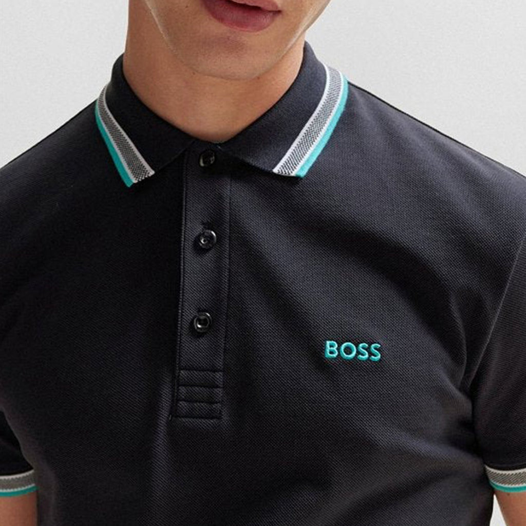 Paddy Polo Shirt In Cotton Piqua With Logo Undercollar