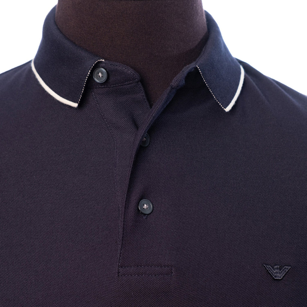 Piqua Polo Shirt With Piped Cuff
