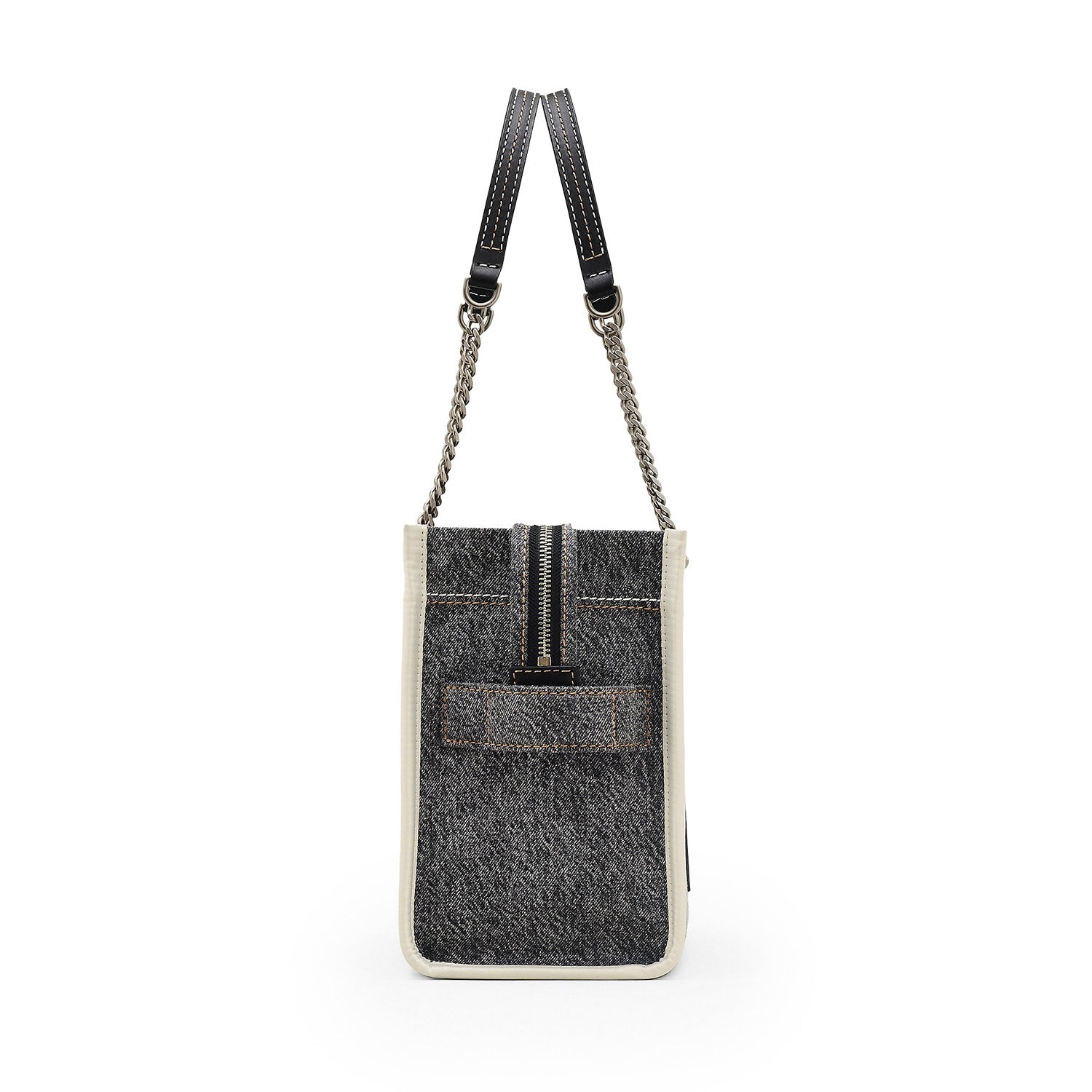 The Denim Chain Small Tote Bag