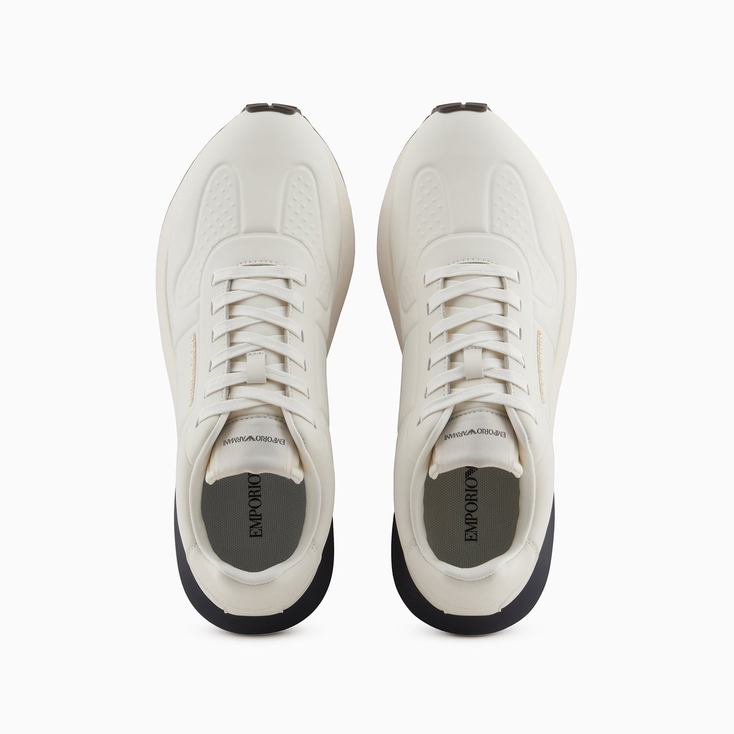 Leather Sneakers With Thermoformed Details