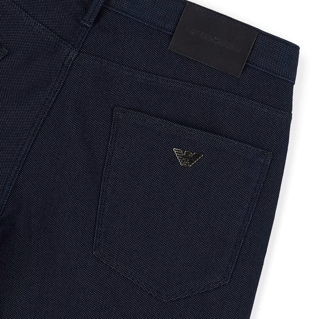 J06 Slim-Fit, Cotton-Blend Trousers With Micro-Armure Polka Dots
