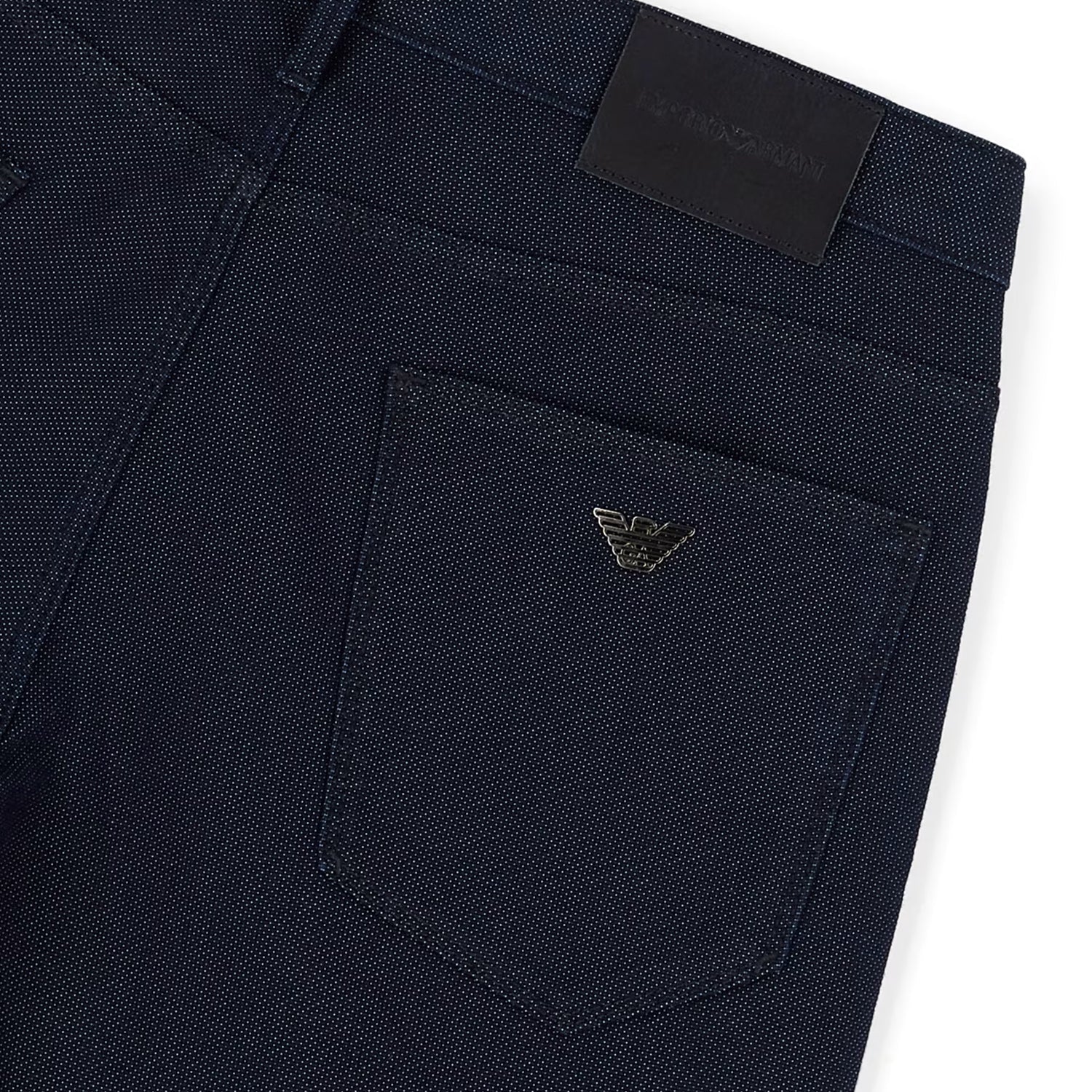 J06 Slim-Fit, Cotton-Blend Trousers With Micro-Armure Polka Dots