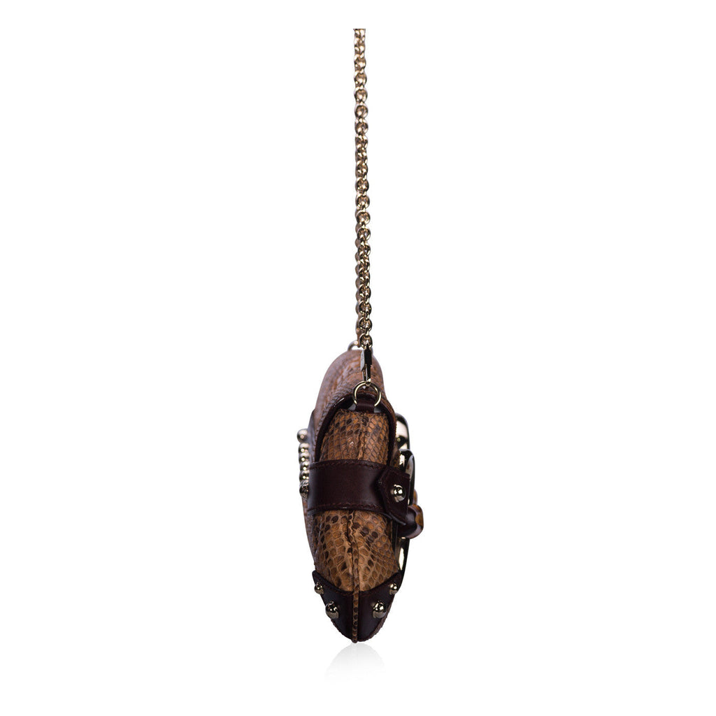 Gucci Python Bamboo Horsebit
