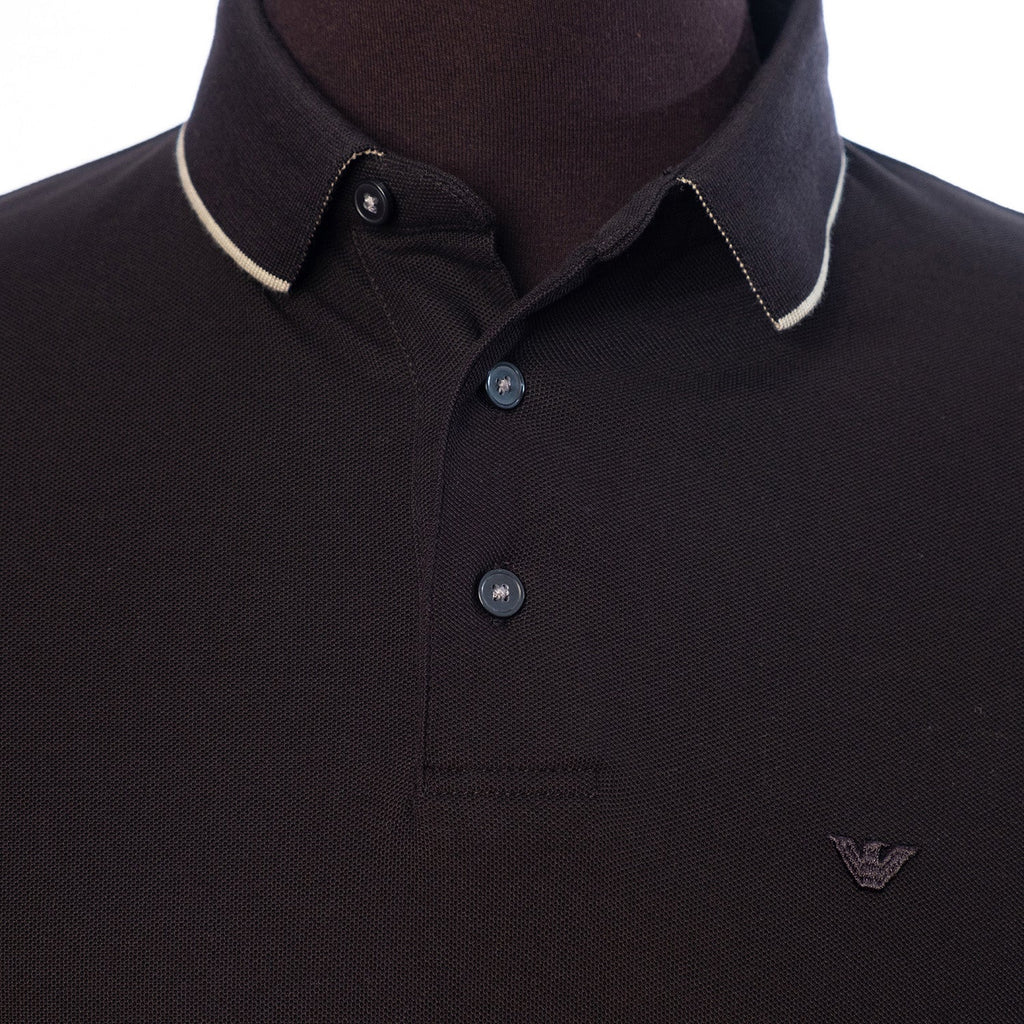 Piqua Polo Shirt With Piped Cuff