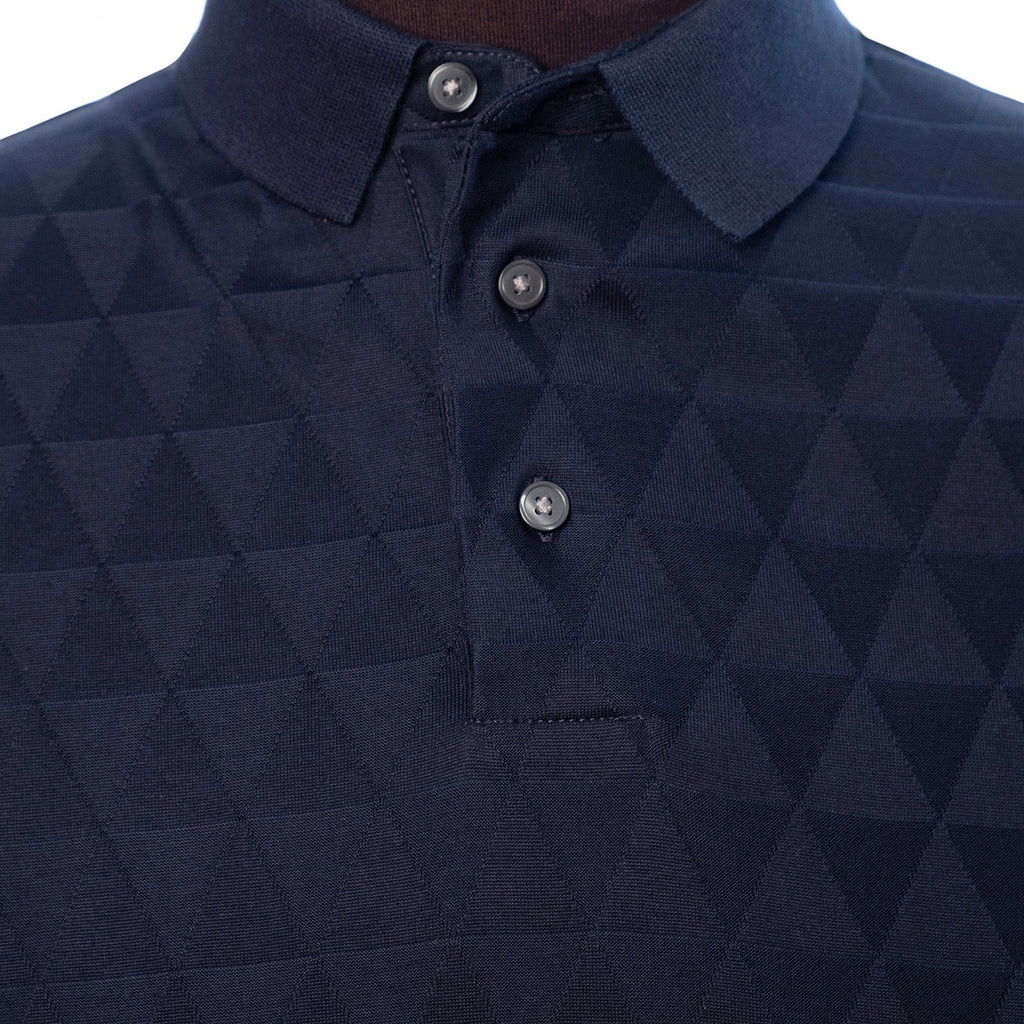 Jacquard Jersey Polo Shirt