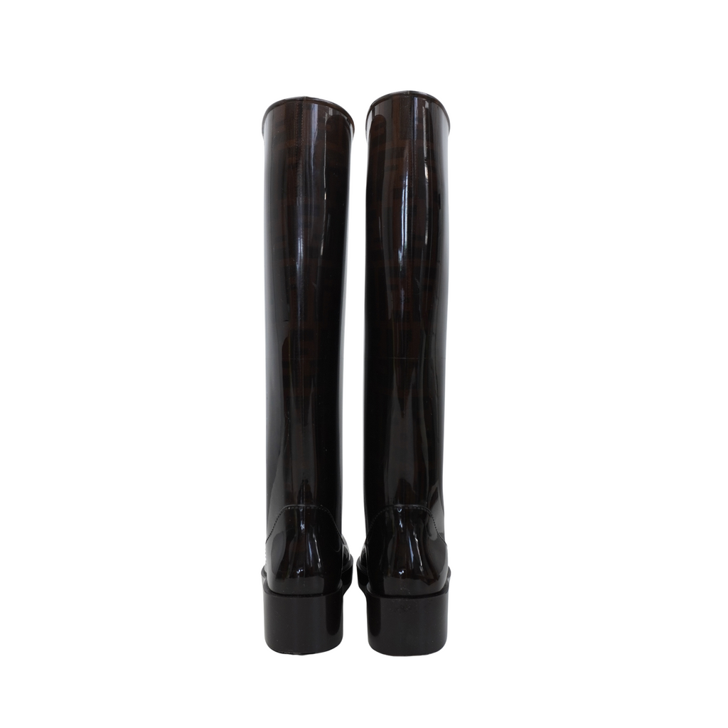 Fendi Zucca Rain Boots - Women's 36