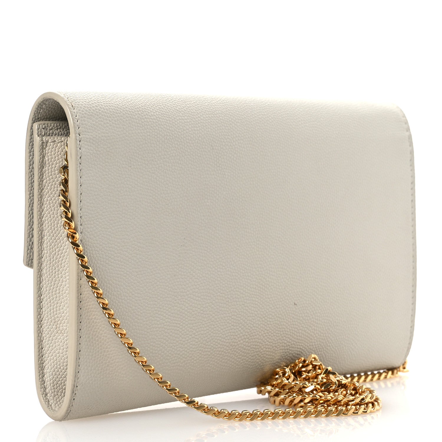 Grain De Poudre Monogram Uptown Chain Wallet Dark Latte
