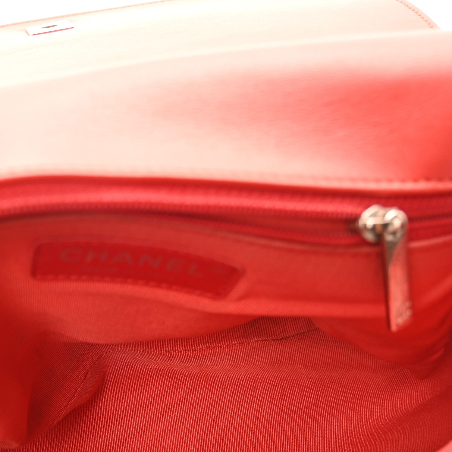 Calfskin Stitched Small Ring My Bag Flap Crossbody Red