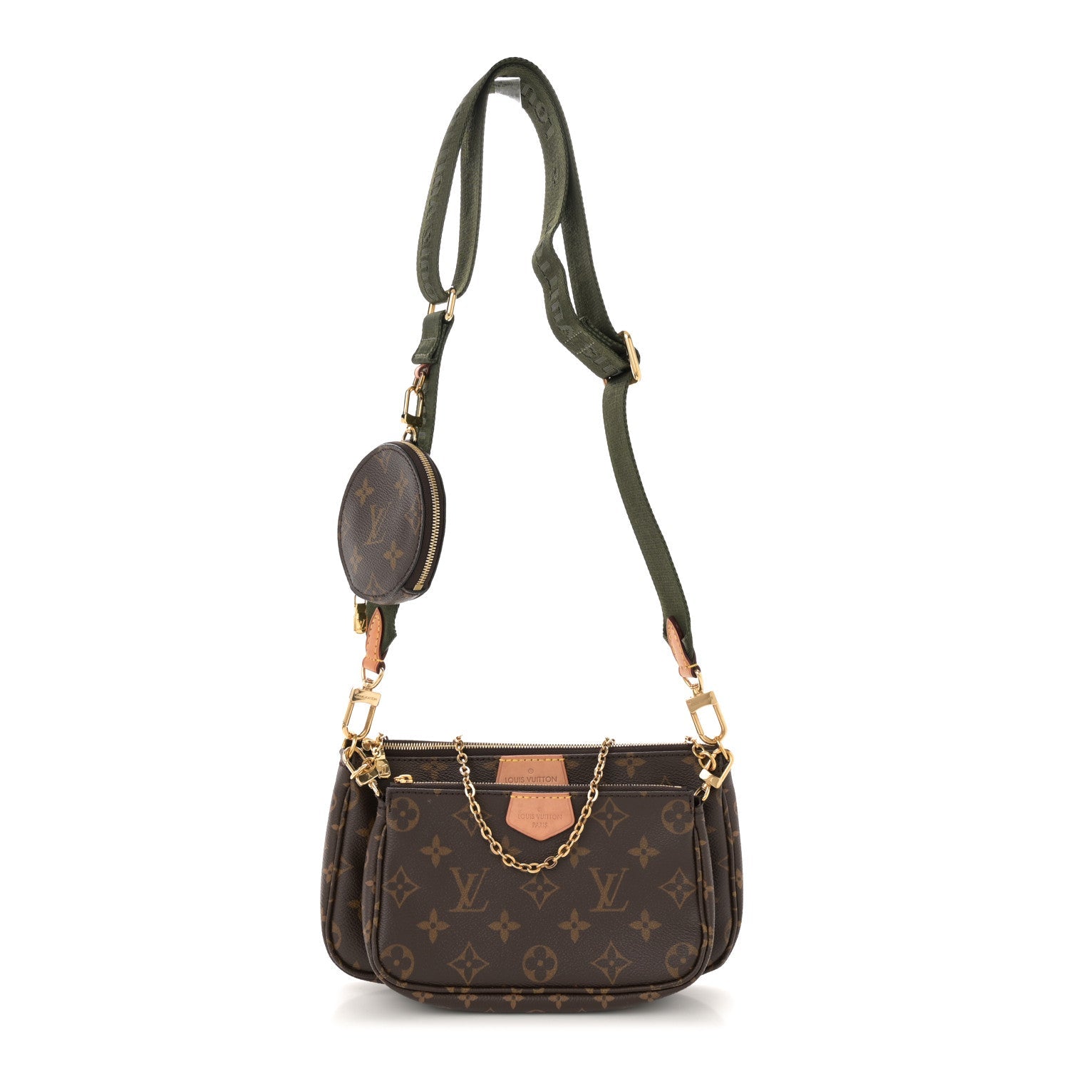 Monogram Multi Pochette Accessories Kaki