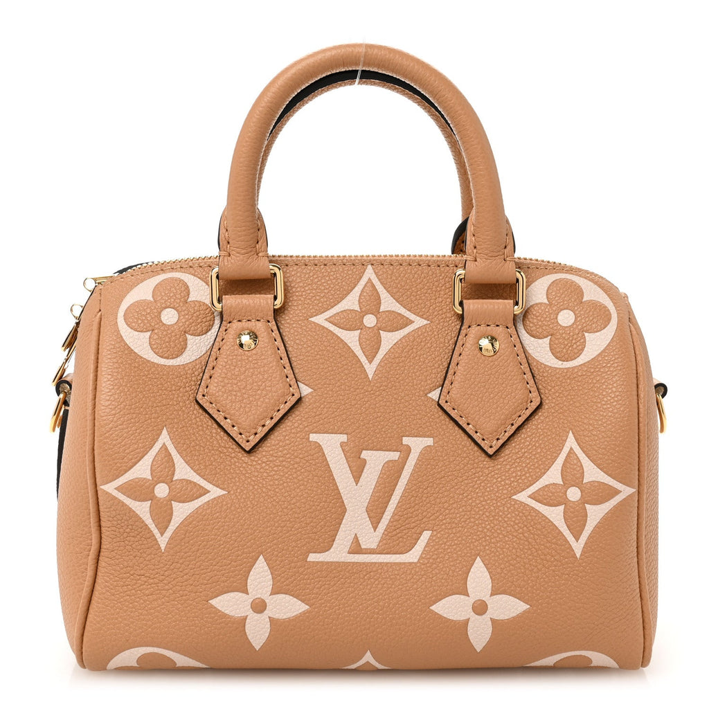 Empreinte Monogram Giant Speedy Bandouliere 20 Arizona Creme