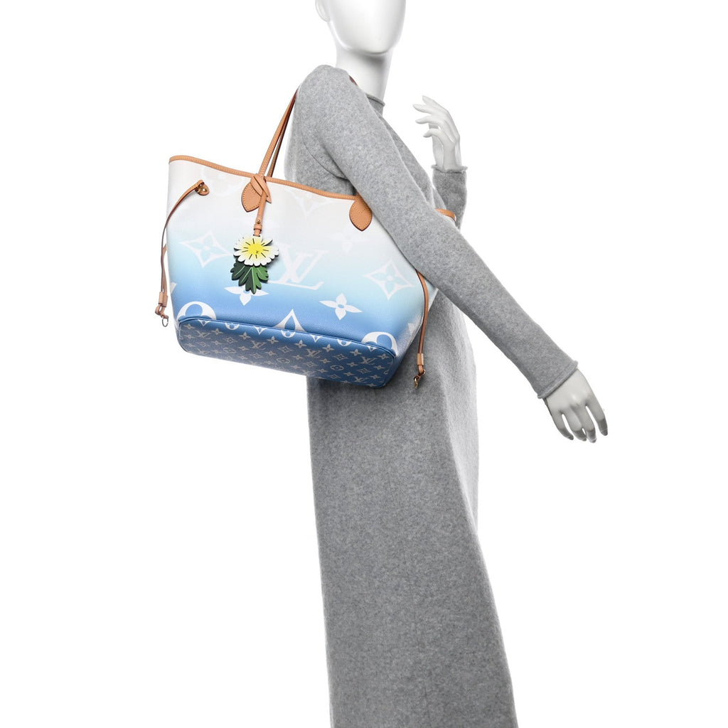 Monogram Giant By The Pool Neverfull MM Blue