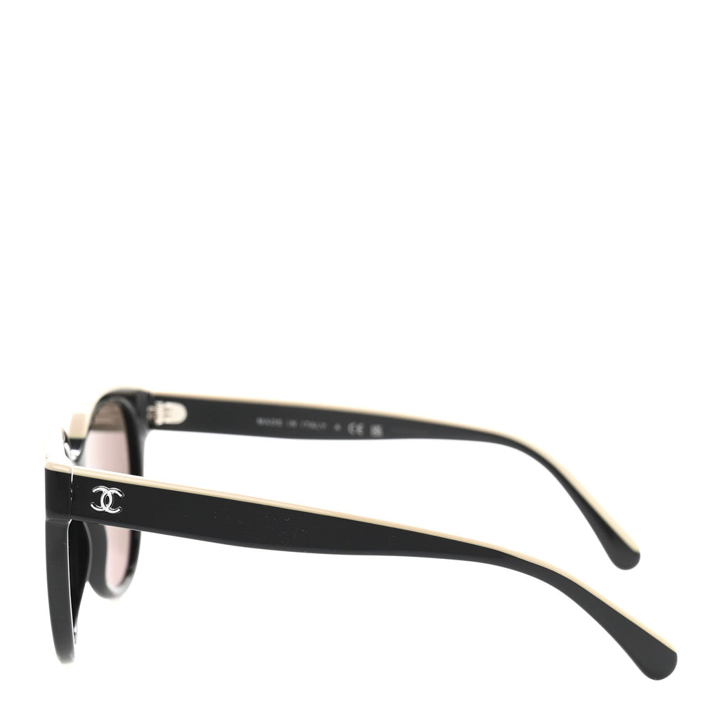 Acetate CC Butterfly Sunglasses 5414 Black Beige