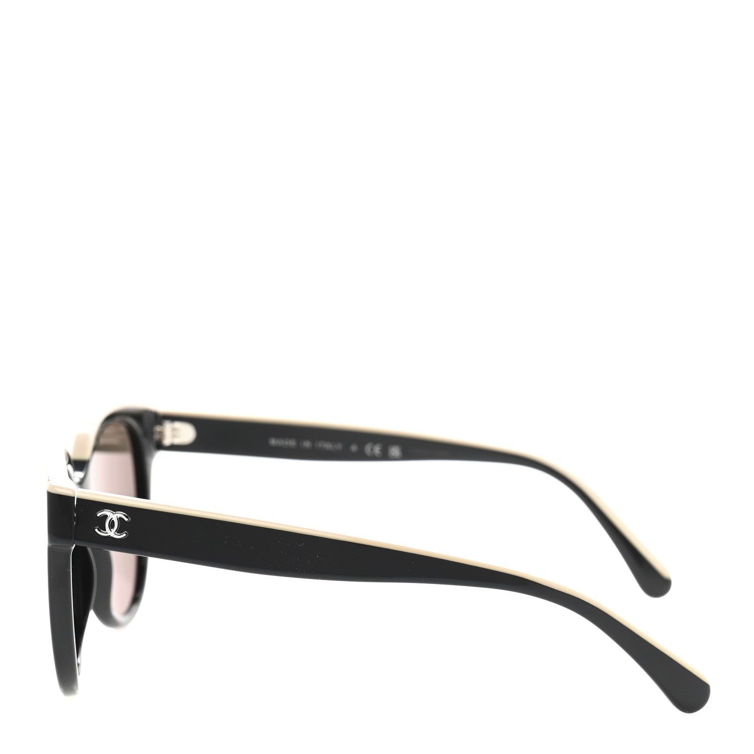 Acetate CC Butterfly Sunglasses 5414 Black Beige