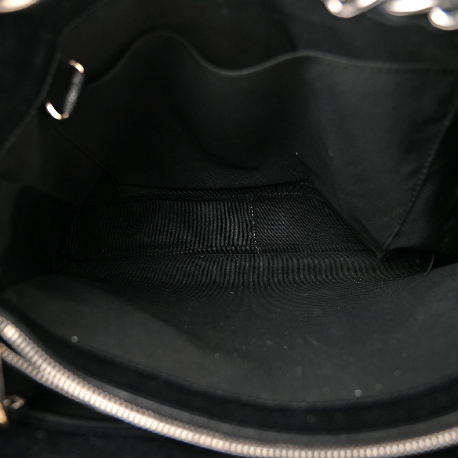 Caviar Quilted Grand Shopping Tote GST Black