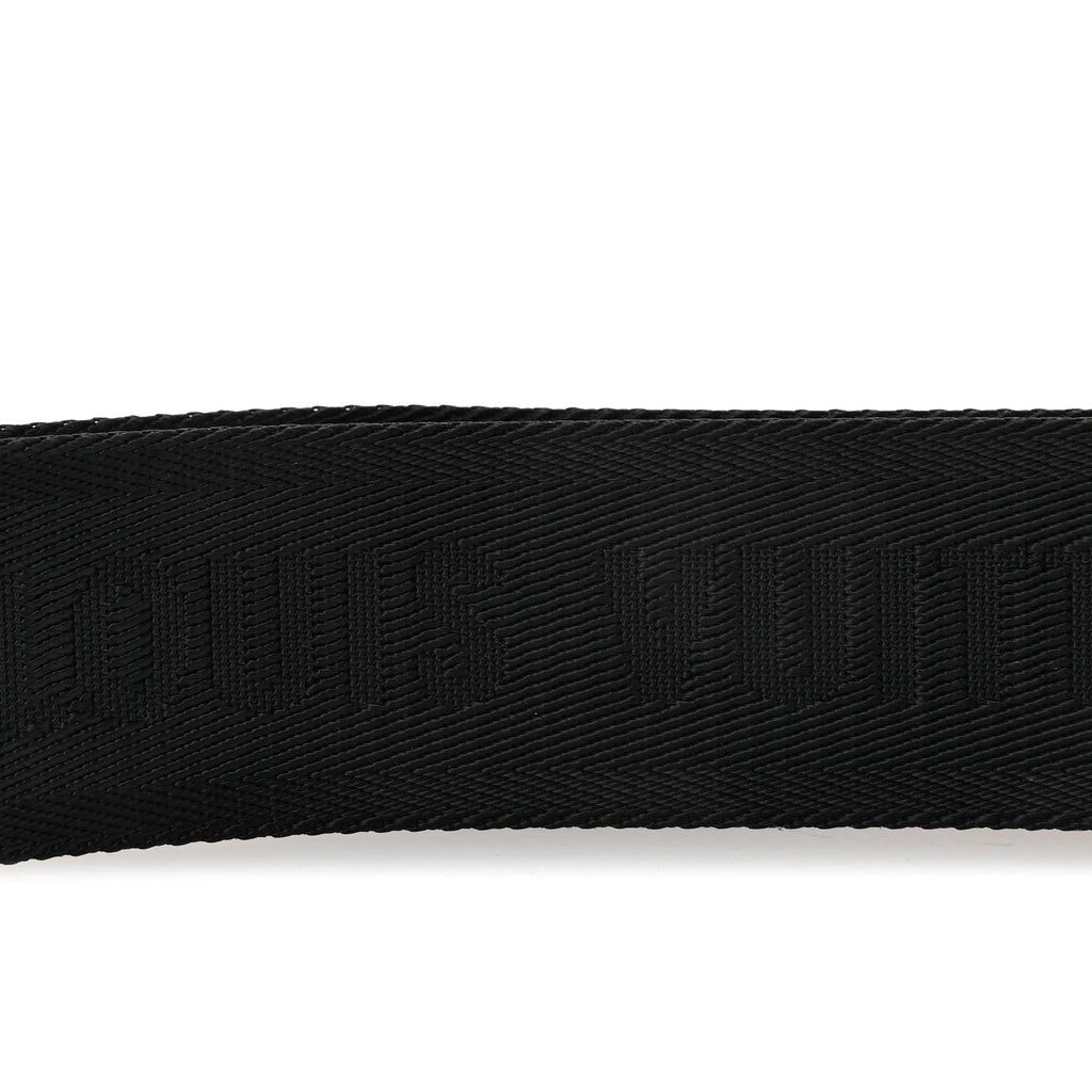 Nylon Alpha Messenger Strap Black Sky Blue