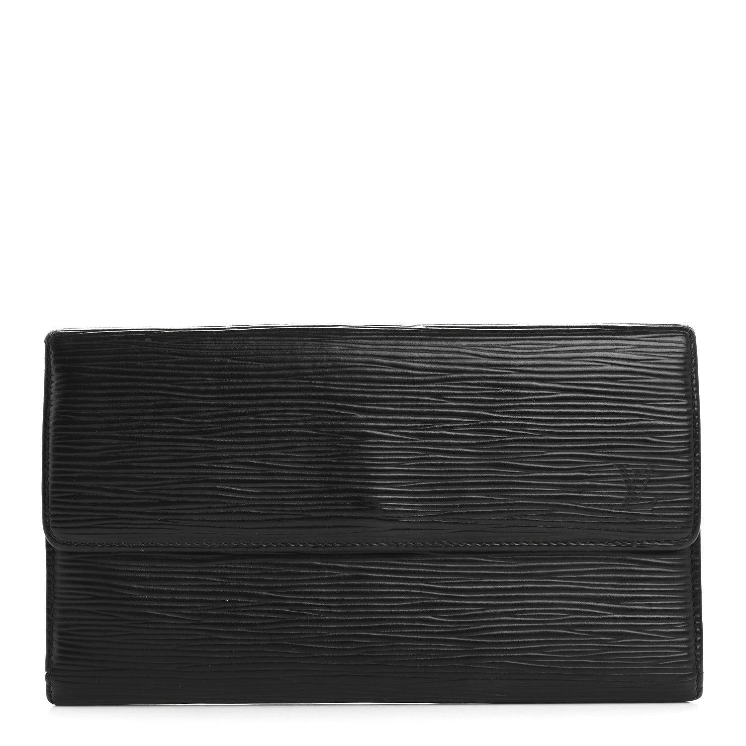 Epi Porte Tresor International Wallet Black