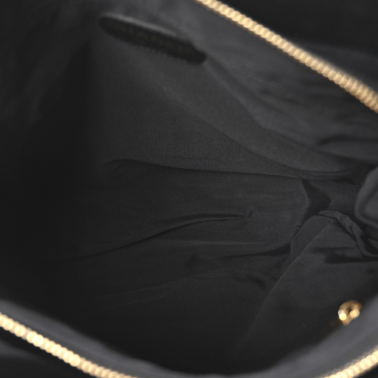 Caviar Quilted CC Shopping Tote Black
