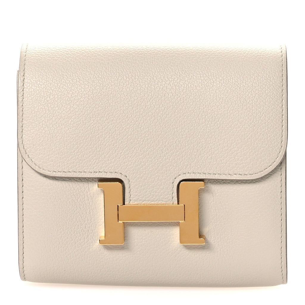 Evercolor Constance Compact Passant Wallet  Beton