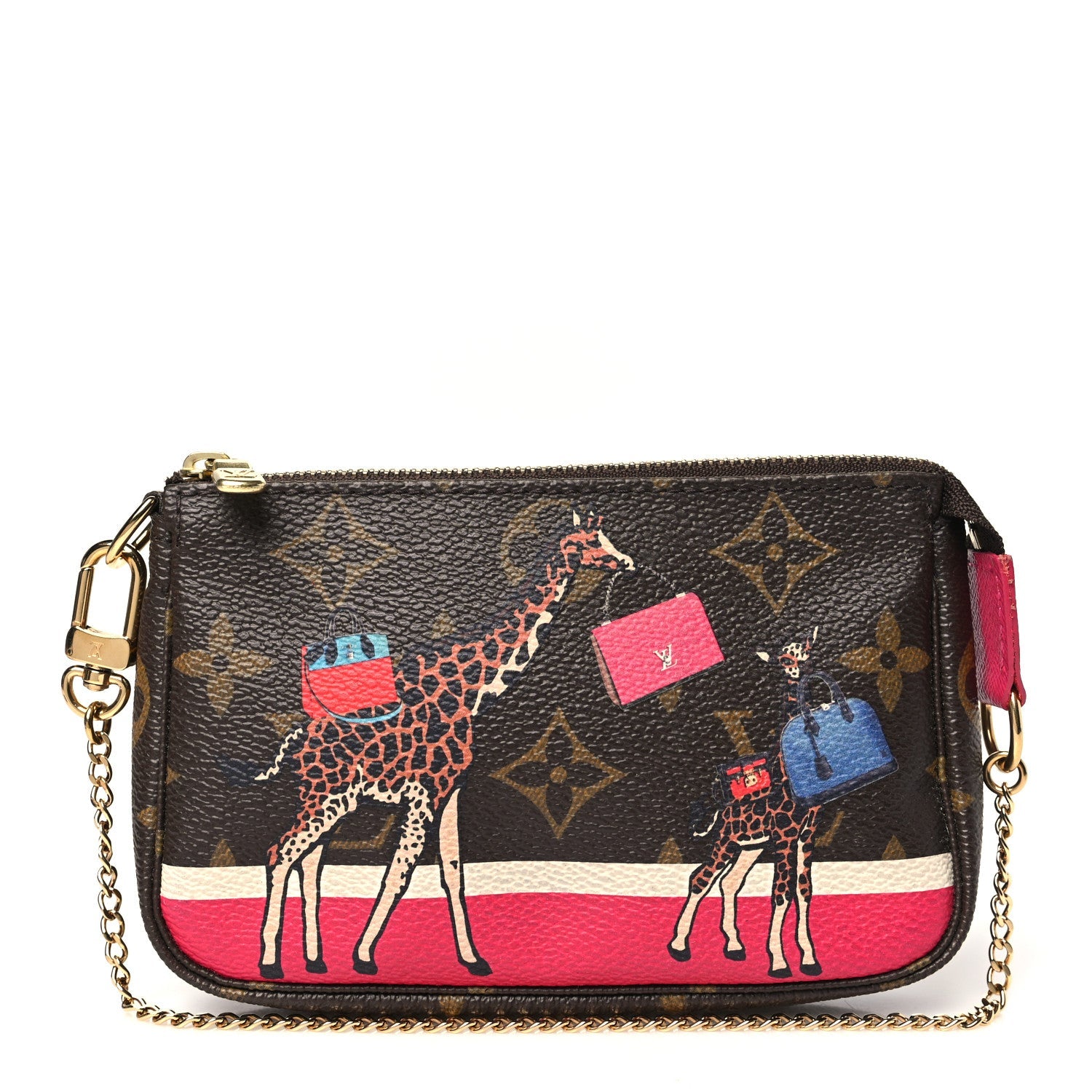 Monogram 2017 Christmas Animation Mini Pochette Accessories