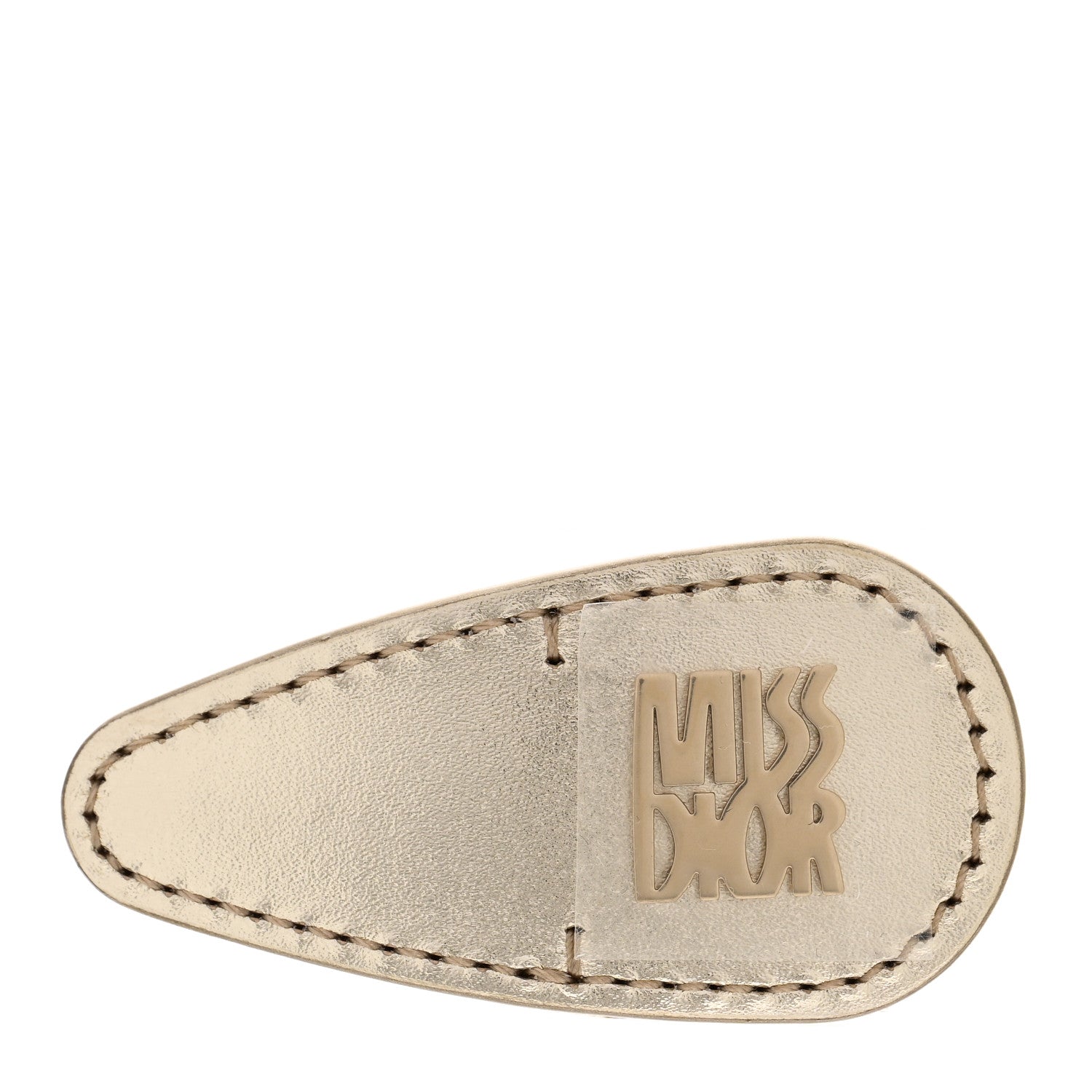 Calfskin Miss Dior Idol Barrette Pale Gold