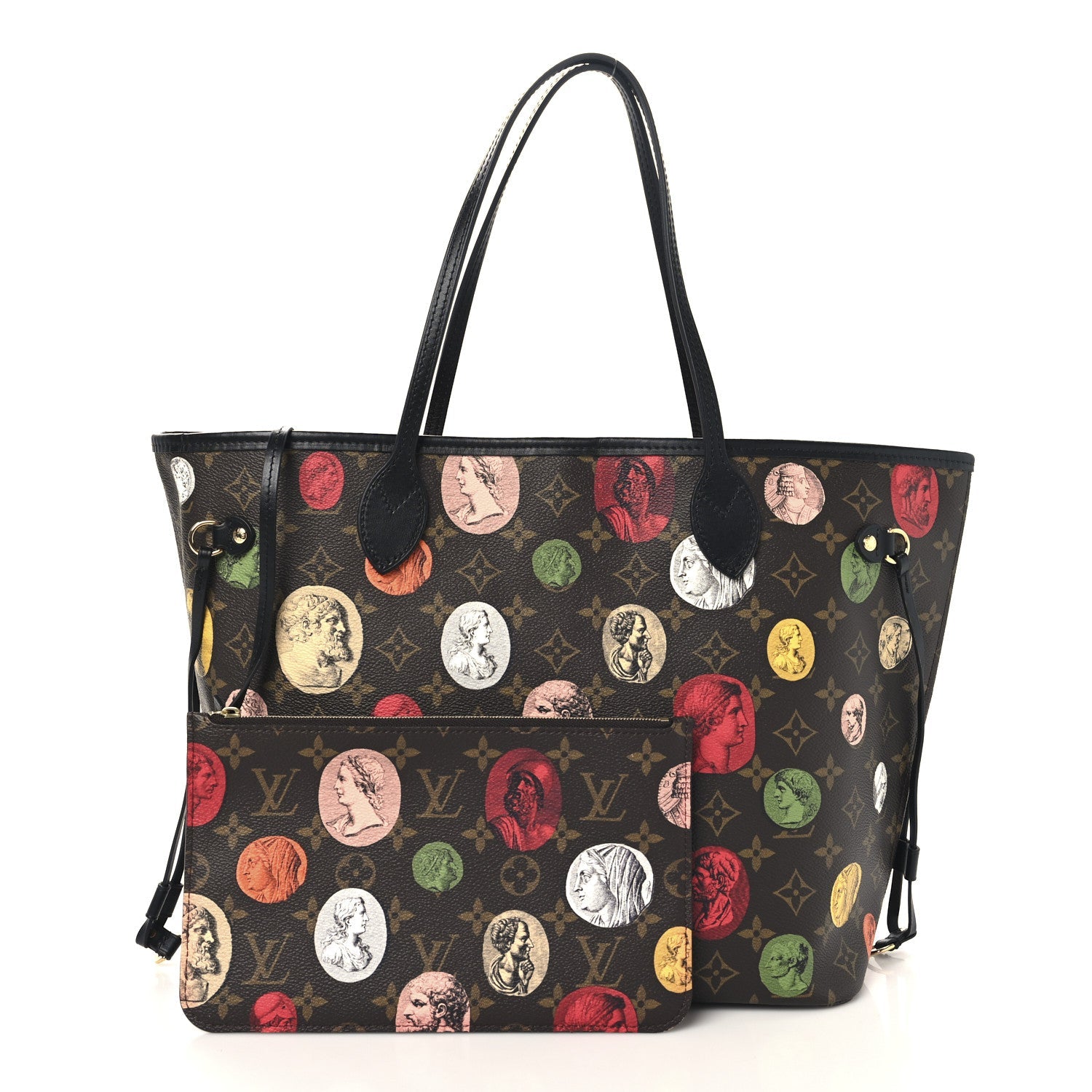 X Fornasetti Monogram Cameo Neverfull MM