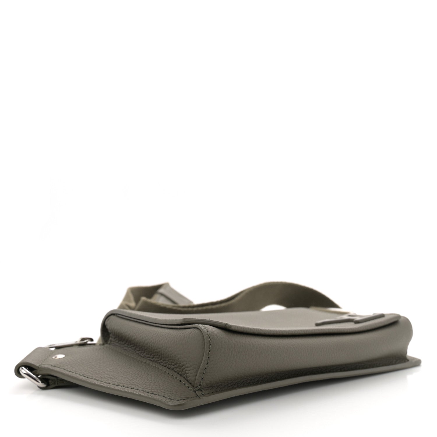 Grained Calfskin Aerogram Slingbag Khaki