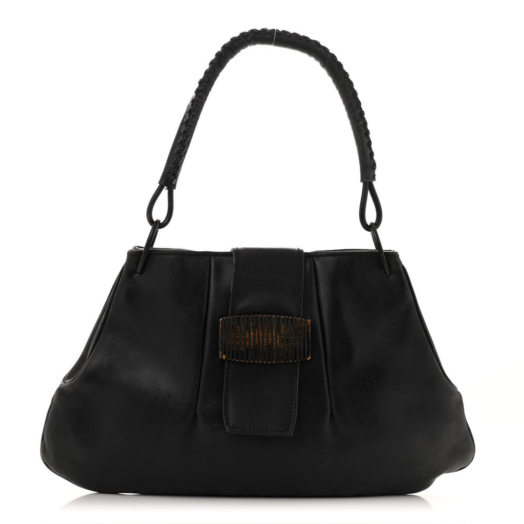 Calfskin Hobo Black