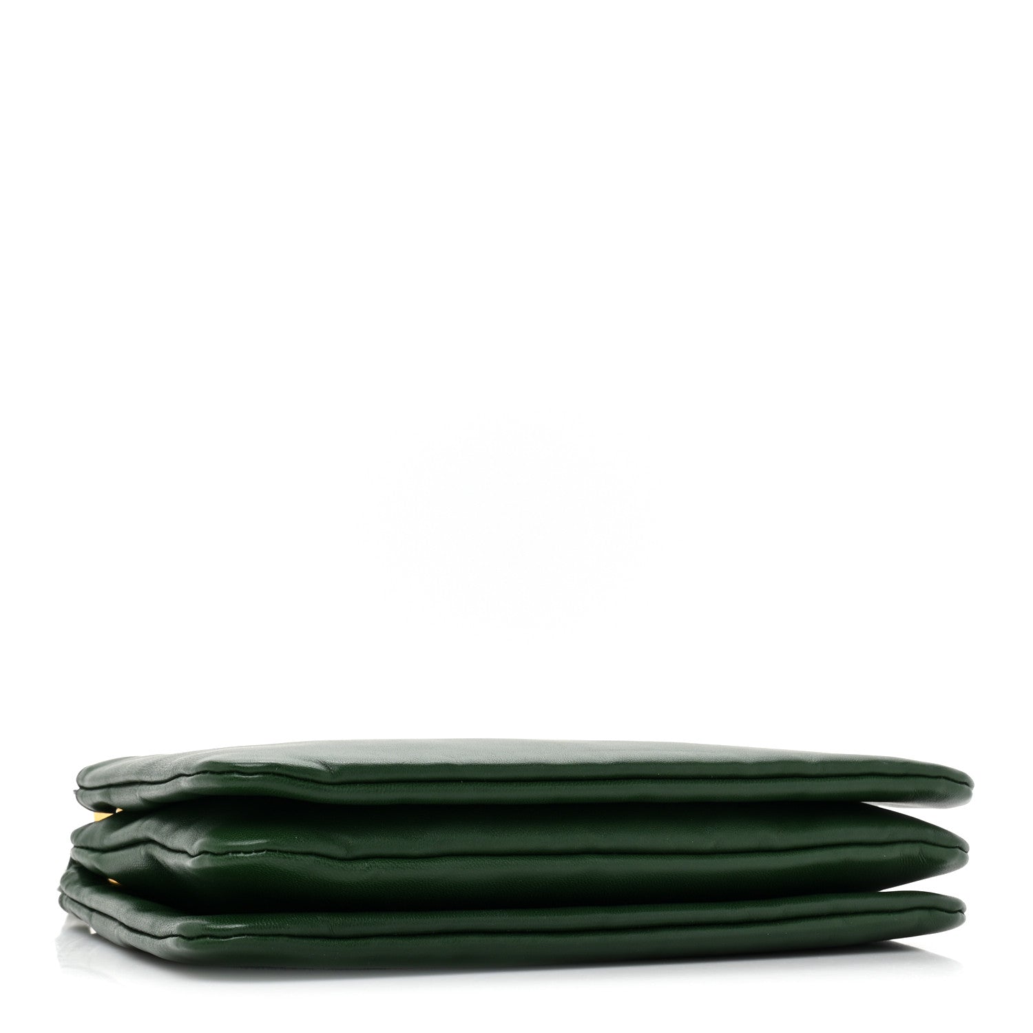 Lambskin Large Trio Crossbody Bag Malachite