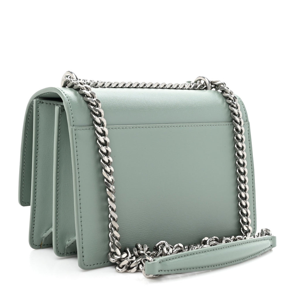 Calfskin Small Monogram Sunset Vert Opaline