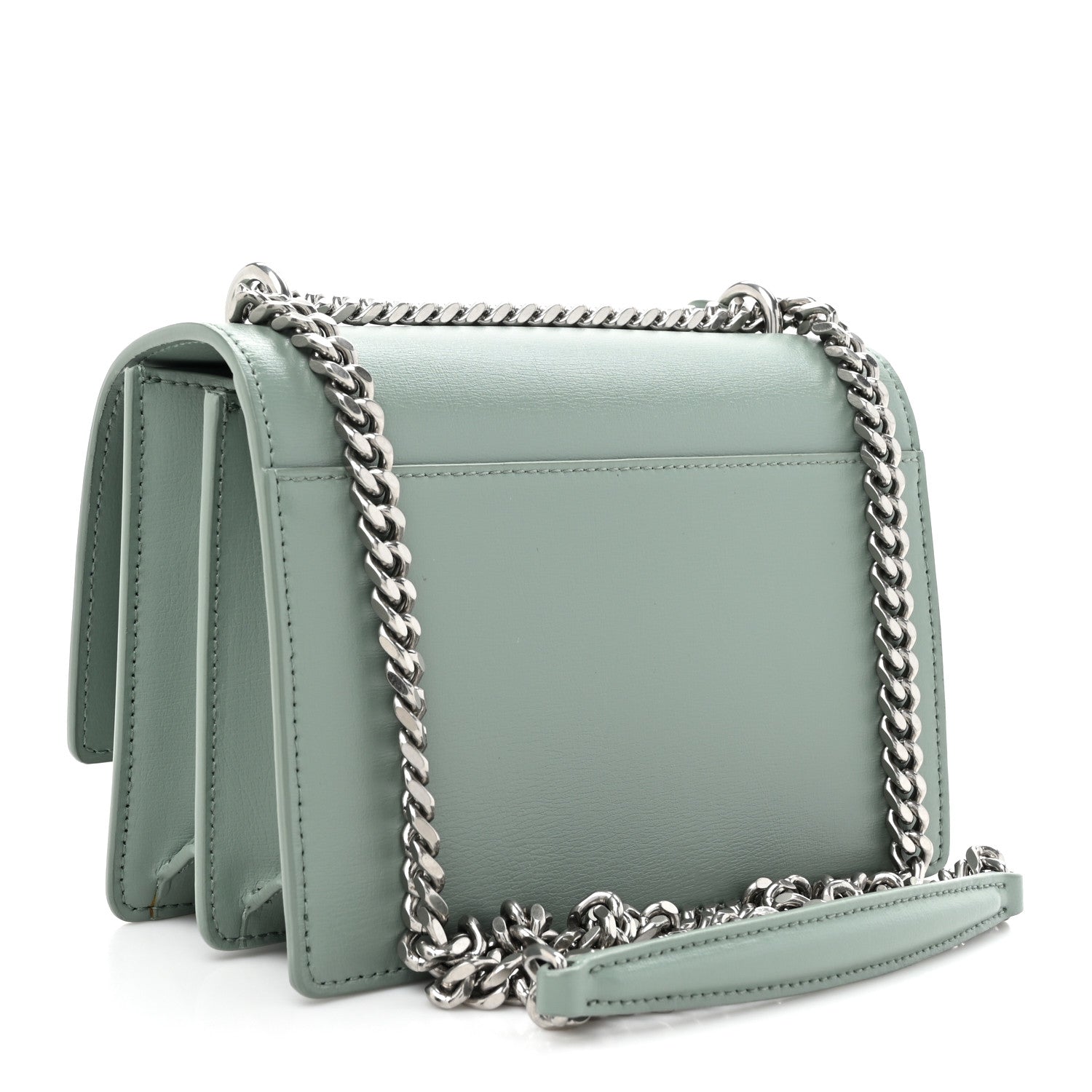 Calfskin Small Monogram Sunset Vert Opaline