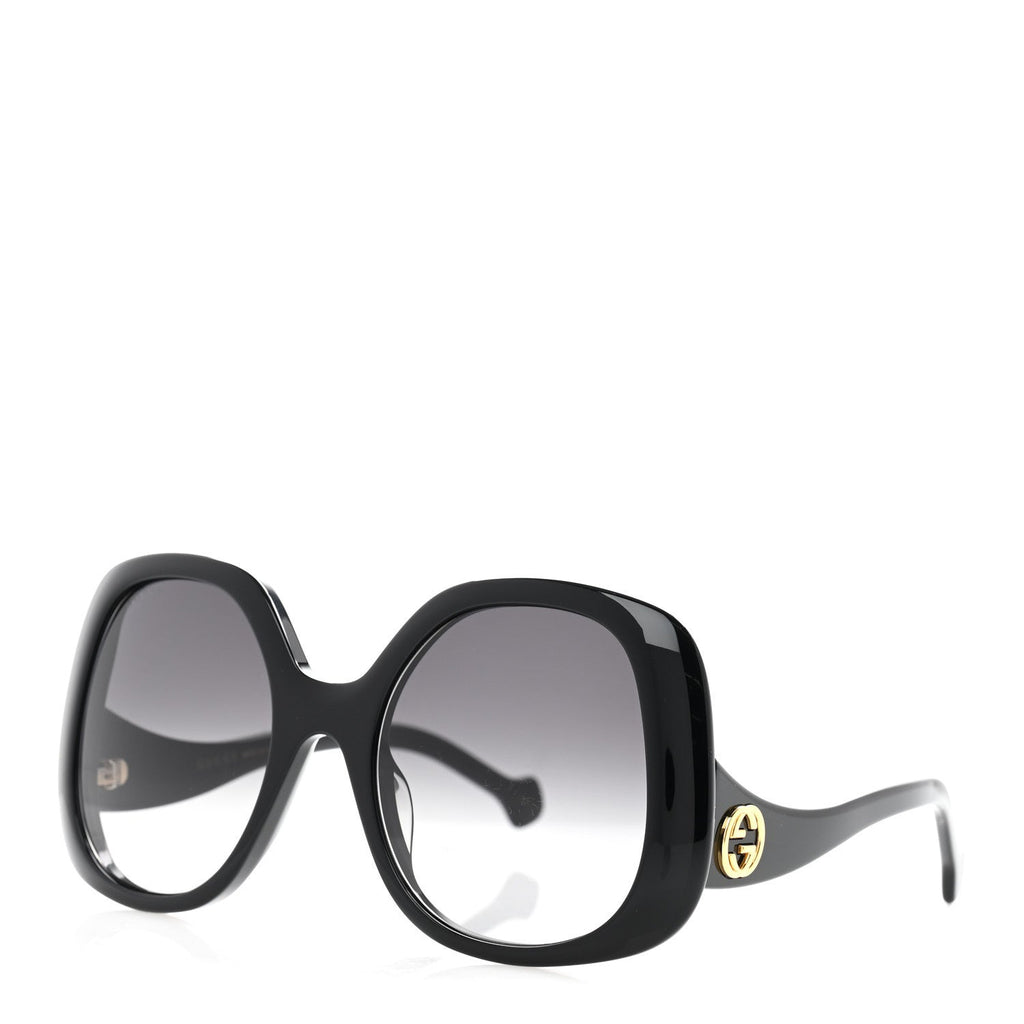 Acetate Square Frame Sunglasses GG1235S Black