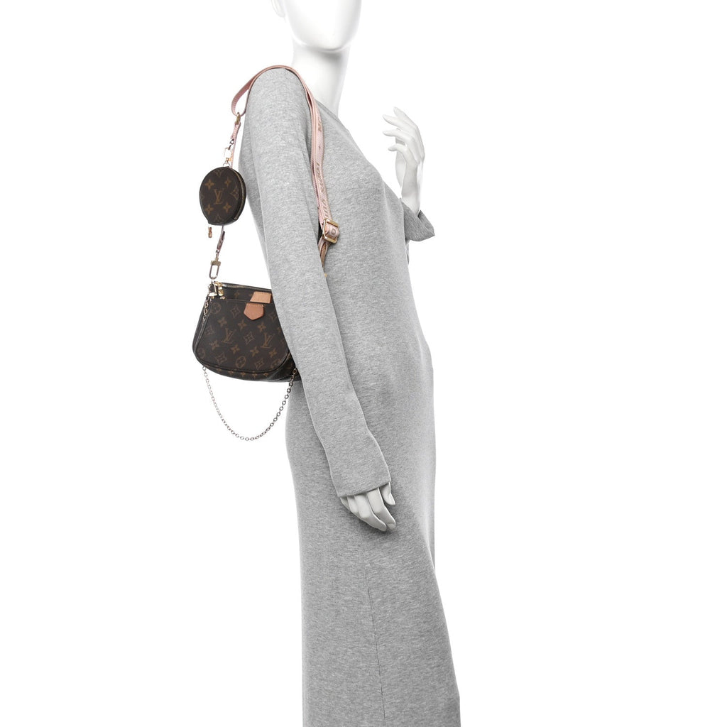 Monogram Multi Pochette Accessories Rose Clair