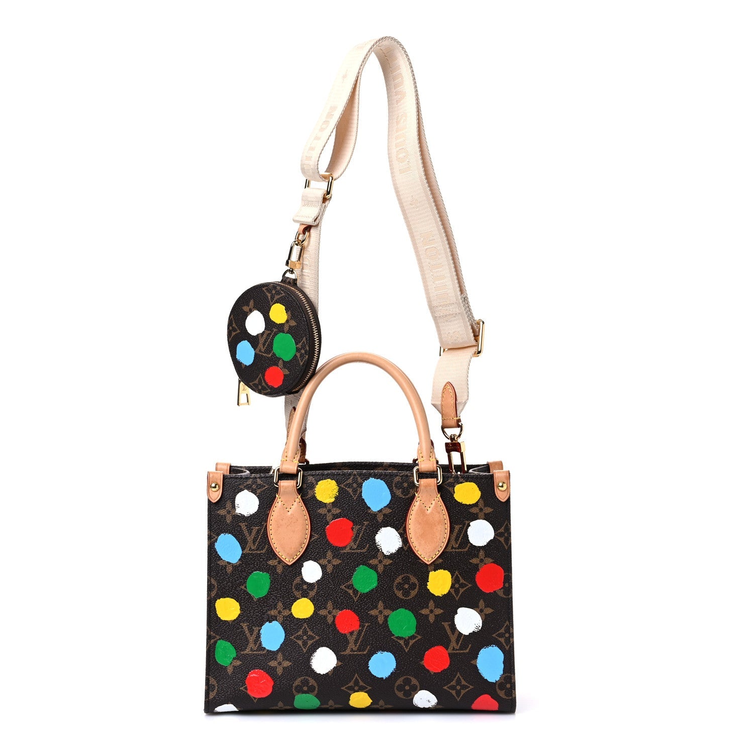 LV X YK Monogram Dots Onthego PM Multicolor
