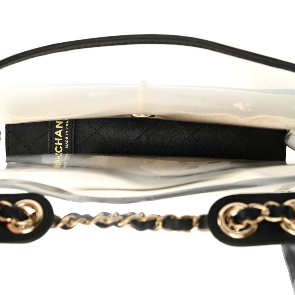 Lambskin PVC Medium Sand By The Sea Flap Black