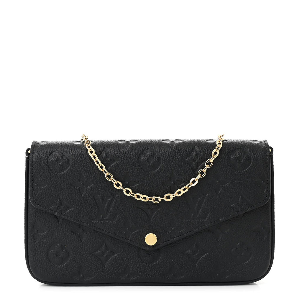 Empreinte Pochette Felicie Chain Wallet Black