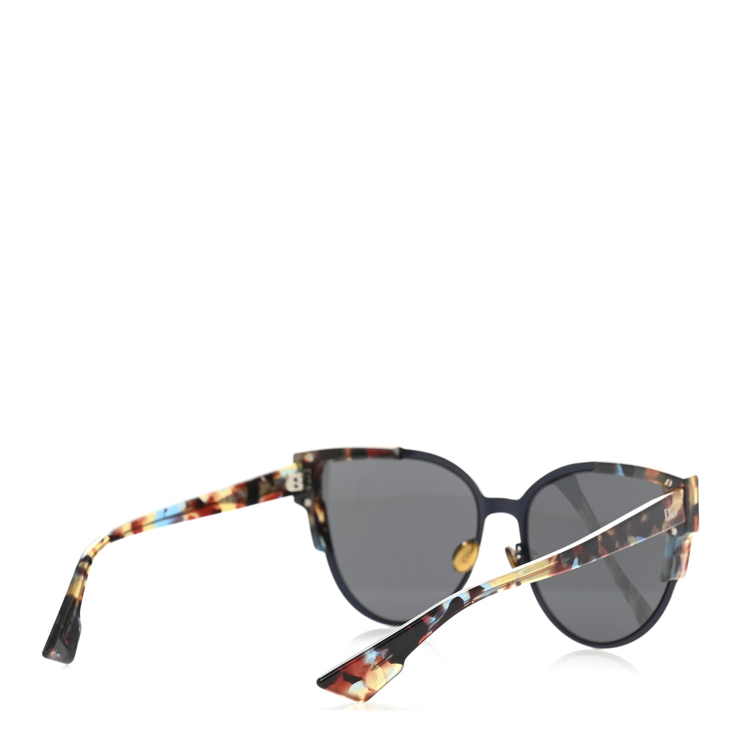 Acetate WildlyDior Sunglasses Tortoise Multicolor
