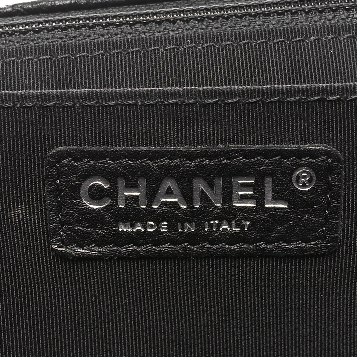 Grained Calfskin Quilted Small XXL Travel Flap Bag Black