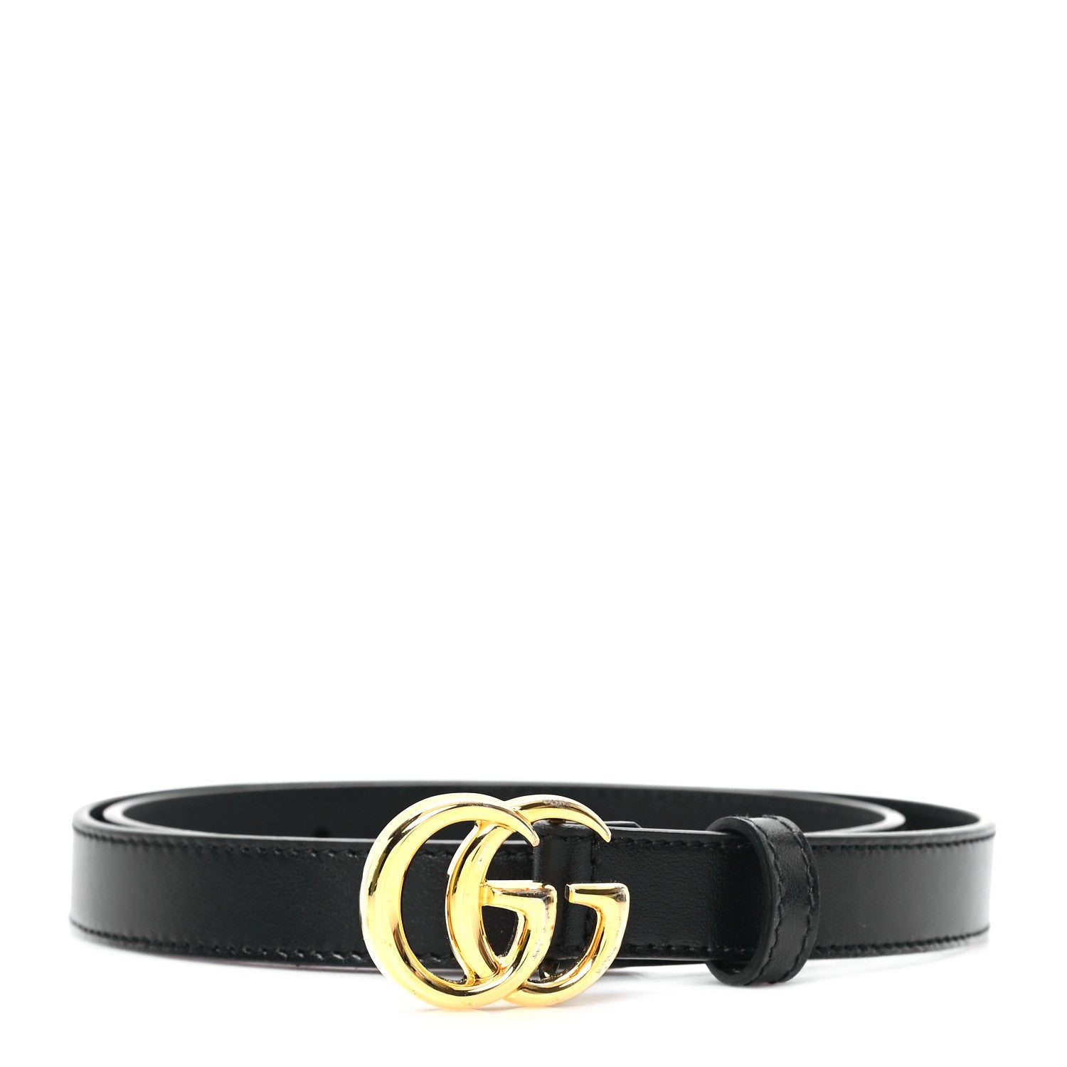 Calfskin Double G 20mm Belt 80 32 Black