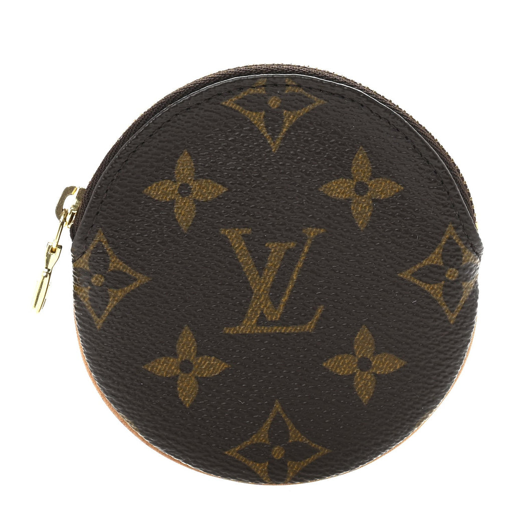Monogram Round Coin Purse