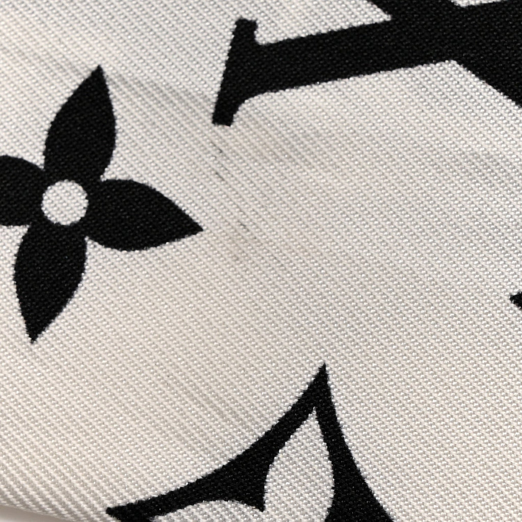 Silk Monogram Confidential Bandeau Black